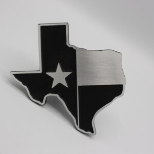 Hitch Cover - Texas State Flag - Front view