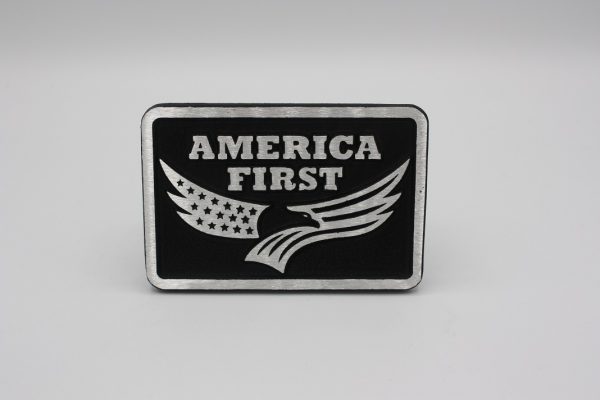 Hitch Cover - America First - Front View