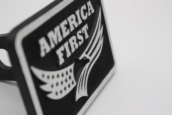 Hitch Cover - America First - Side View