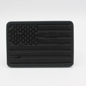 Hitch Cover – Black American Flag