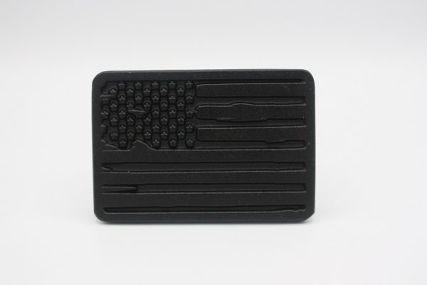 Hitch Cover – Black American Flag